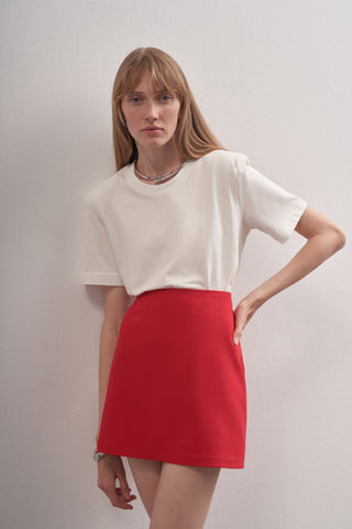 Mathilda Wadded Basic T-shirt