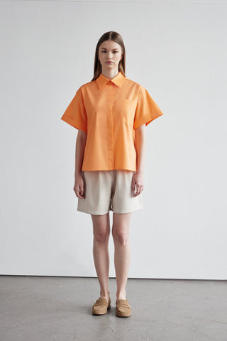 Short Sleeve Oversized Shirt