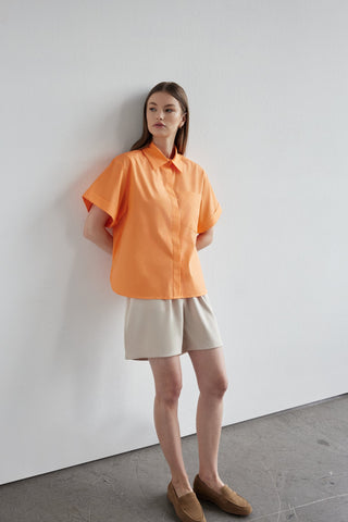 Short Sleeve Oversized Shirt