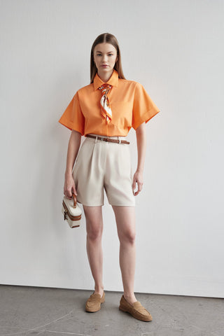 Short Sleeve Oversized Shirt