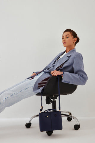 Olitte Edition Oversized Blazer Ice Blue
