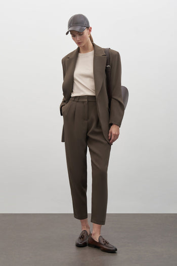 Brown Special Production Carrot Trousers