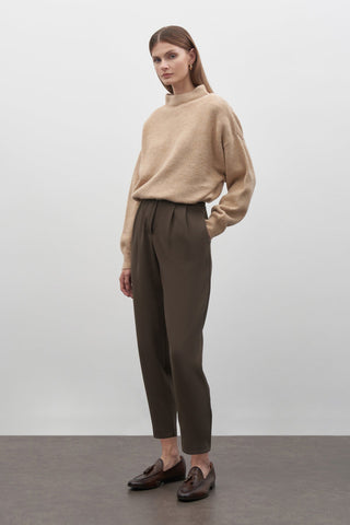Brown Special Production Carrot Trousers