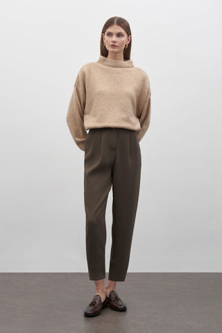 Brown Special Production Carrot Trousers