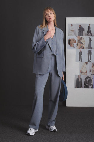 Olitte Edition Oversized Blazer Ice Blue