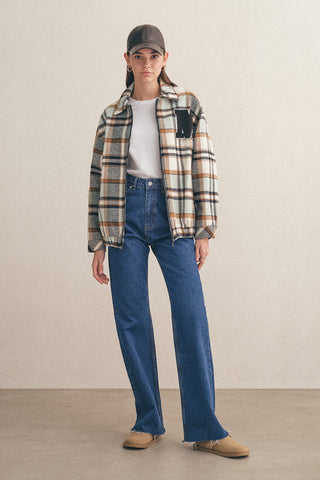 Oversized Flannel Jacket