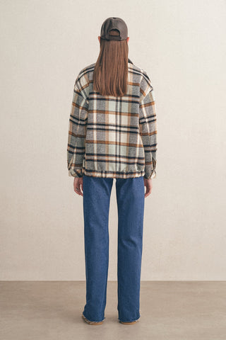 Oversized Flannel Jacket