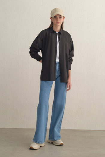 Oversised Poplin Shirt