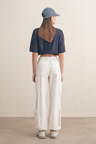 Oversised T-shirt with Drawstring Waist