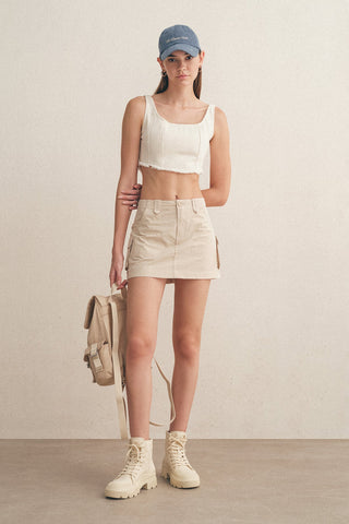 Cargo Mini Skirt