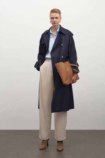 Private Edition Trenchcoat Navy Blue