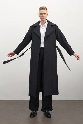 Maxi Scuba Jacket Dark
