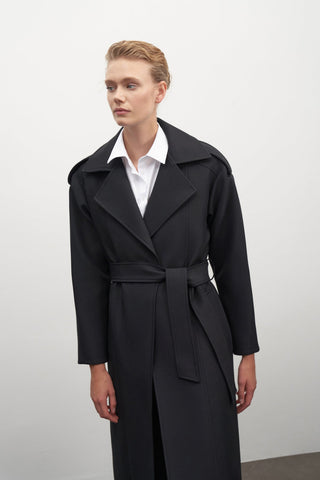 Maxi Scuba Jacket Dark