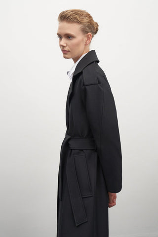 Maxi Scuba Jacket Dark