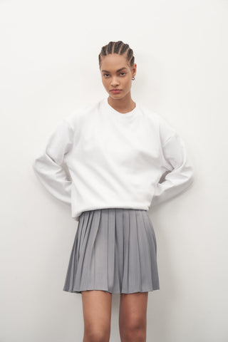 Pleated Mini Skirt