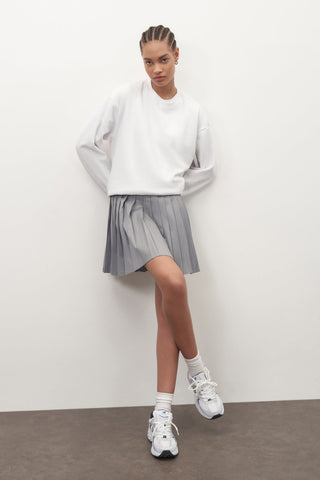 Pleated Mini Skirt