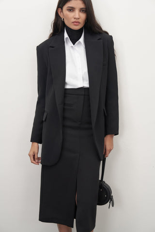 Midi Length Pencil Skirt