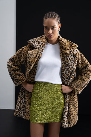 Design Sequin Mini Skirt