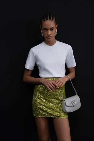 Design Sequin Mini Skirt