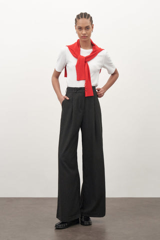 Limited Edition Striped Palazzo Trousers