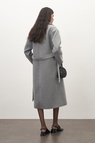 Private Edition Buttoned Grey Coat