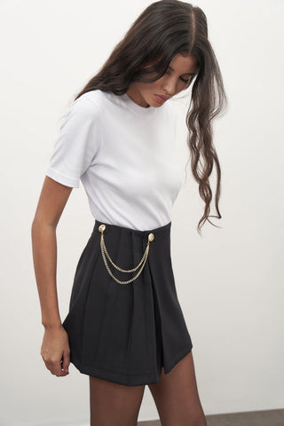 Gold Chain Shorts Skirt