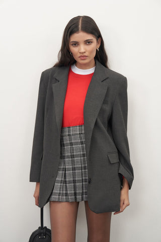 Checked Mini Skirt