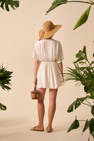 Mini Dress with Waist Detail
