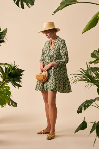 Patterned Mini Dress