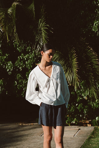 V-neck Design Shirt
