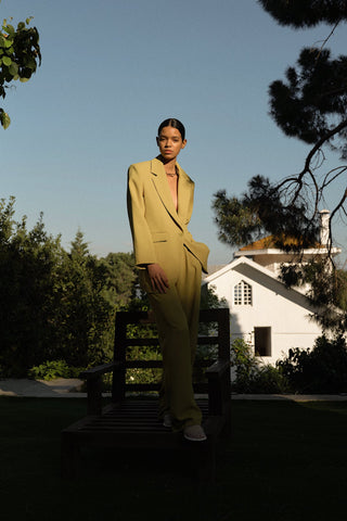 Premium Helena Oversize Jacket Palazzo Trousers Set