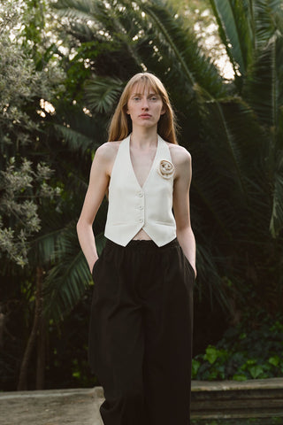 Linen Palazzo Trousers