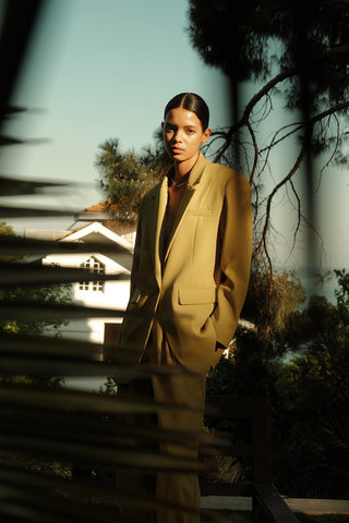 Premium Helena Oversize Jacket Palazzo Trousers Set