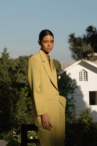 Premium Helena Oversize Jacket Palazzo Trousers Set