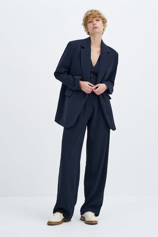 Special Edition Blazer Vest Palazzo Trousers Set