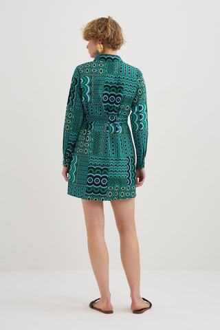 Patterned Mini Dress