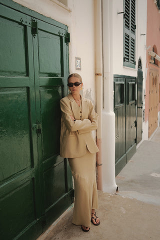 Luciano Oversized Blazer Light Green